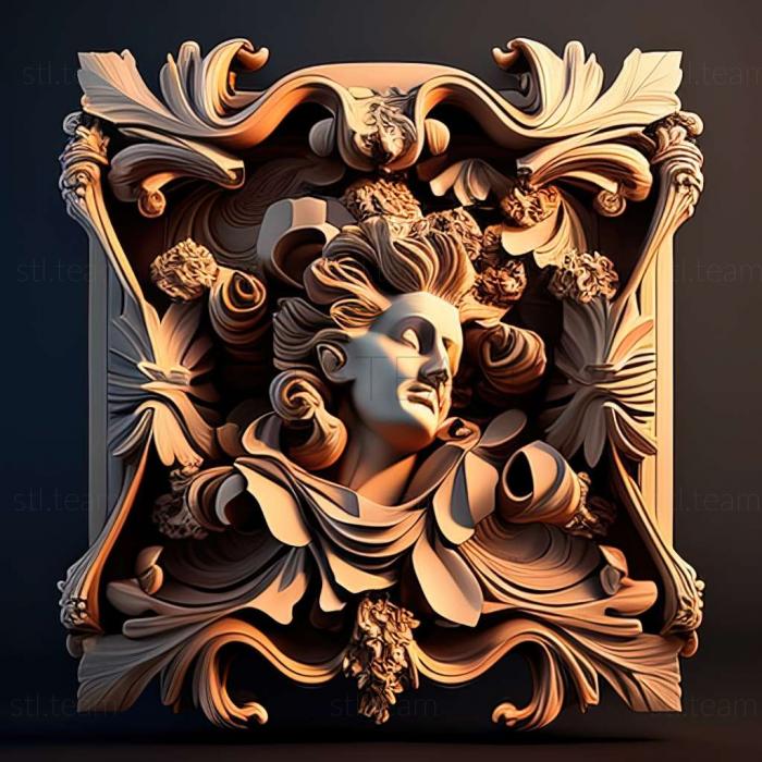 3D model baroque (STL)